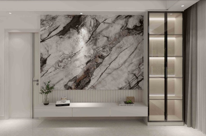 SPC Wall Panel Harmony 280x120 cm - Brown Marble