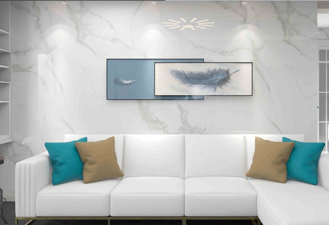 SPC Wall Panel Harmony 280x60 cm - White Marble