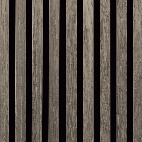 Acoustic Wood Panel 244x60 cm Harmony Basic - Grey Oak