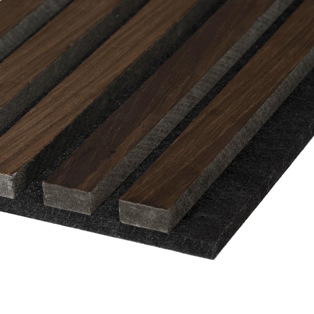 Acoustic Wood Panel 244x60 cm Harmony Basic - Smoked Oak